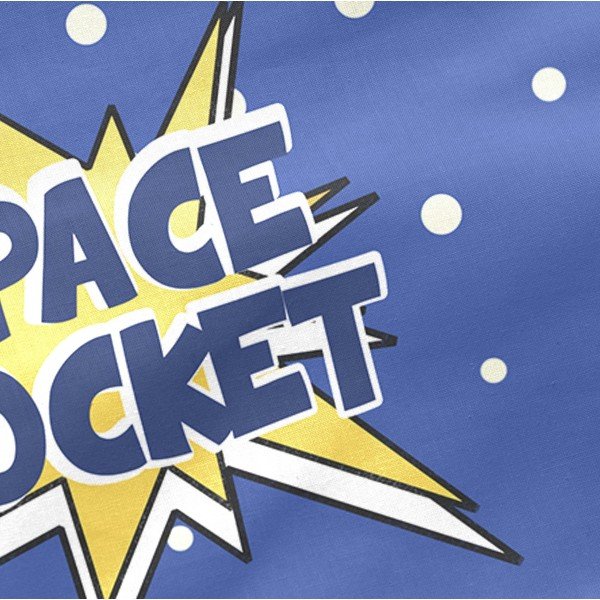 Kokvilnas apmale bērna gultiņai Mr. Fox Space Rocket, 210 x 40 cm-image-2