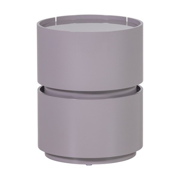 Gaiši pelēks spīdīgs naktsskapītis Lunex – WOOOD