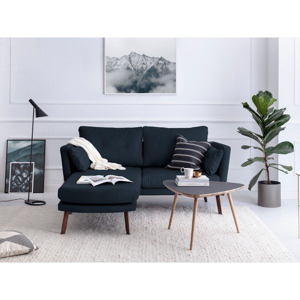 Mazzini Sofas Elena tumši zils trīsvietīgs dīvāns ar kreisā stūra šozu-garensoli-image-1