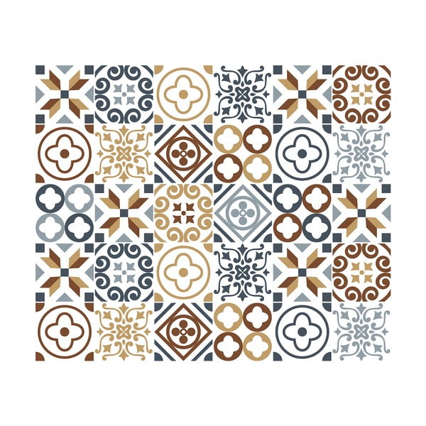 30 dekoratīvo sienas uzlīmju komplekts Ambiance Ninocito, 15 x 15 cm-image-2