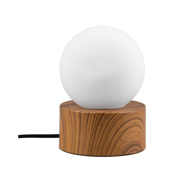 Balta/dabīga toņa galda lampa (augstums 17 cm) Countess – Reality