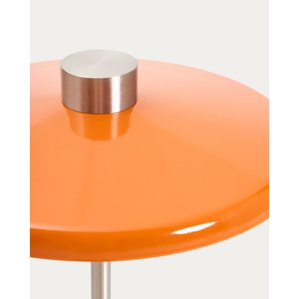 Oranža stāvlampa ar metāla abažūru (augstums 130 cm) Nuvira – Kave Home-image-3