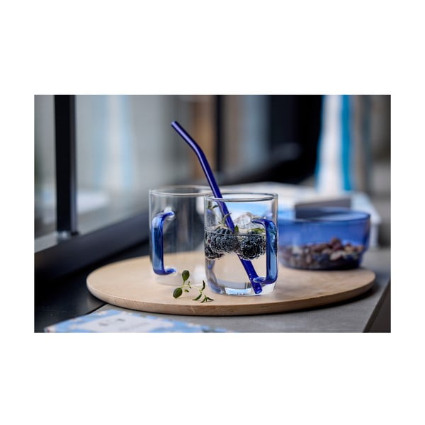 Stikla salmiņi ar tīrīšanas birstīti (4 gab.) – Lyngby Glas-image-1