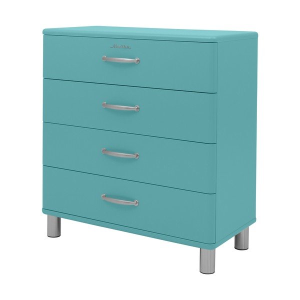 Tirkīzzila augsta kumode 86x92 cm Malibu – Tenzo-image-1