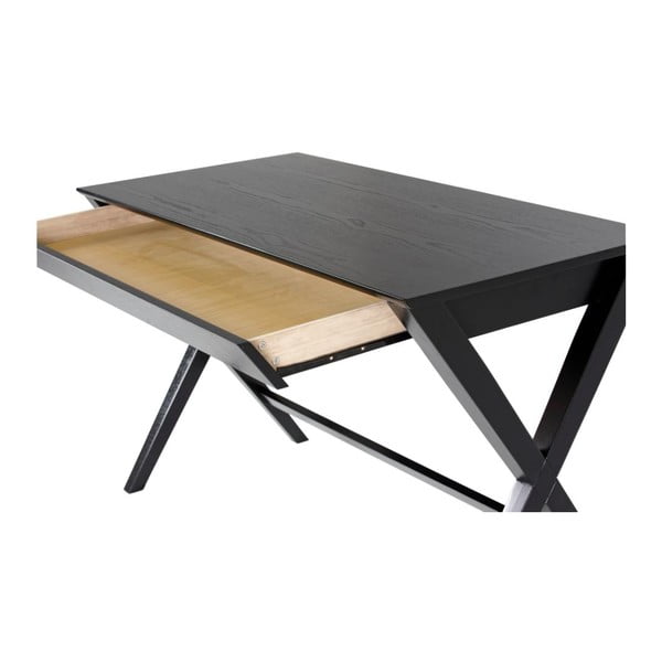 Melns rakstāmgalds ar atvilktni Actona Writex-image-4