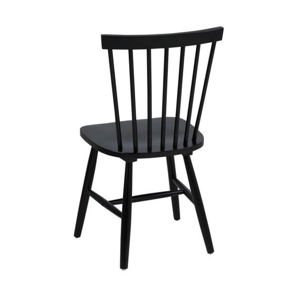 2 melnu ēdamistabas krēslu komplekts Actona Riano-image-1