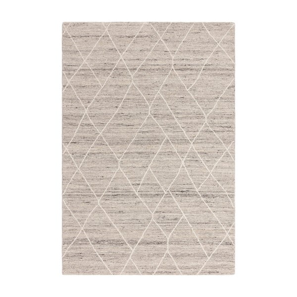 Gaiši pelēks vilnas paklājs 200x290 cm Noah – Asiatic Carpets
