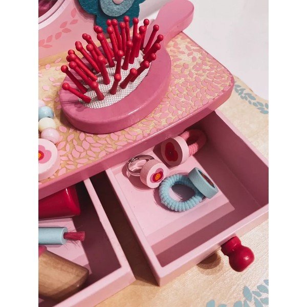 Bērnu koka tualetes galdiņš Djeco Flora-image-2