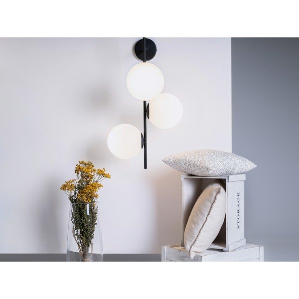 Melna sienas lampa Bobler – CustomForm-image-4