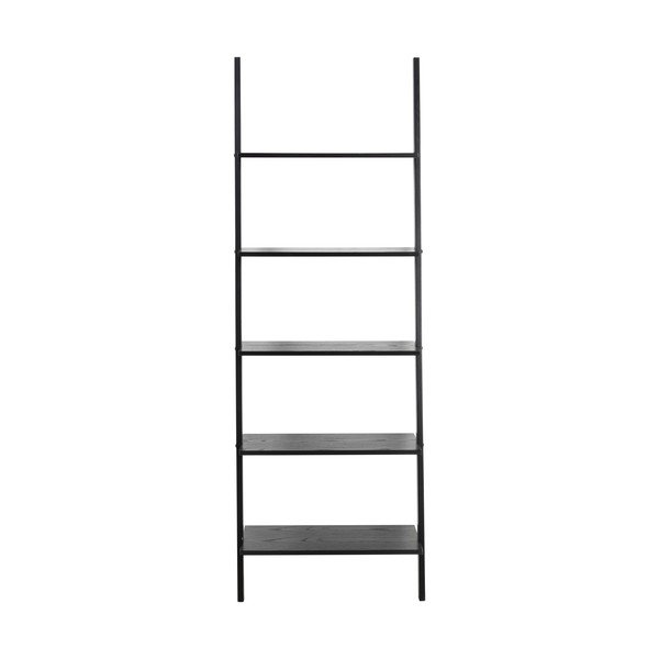 Melns sienas grāmatu plaukts Actona Writex, augstums 183 cm-image-2