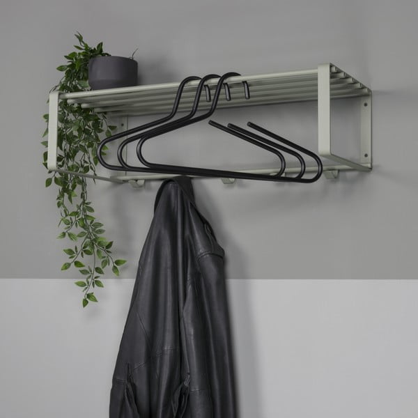Dūmakaini zaļš metāla sienas pakaramais ar plauktu 70 cm Rex – Spinder Design-image-1