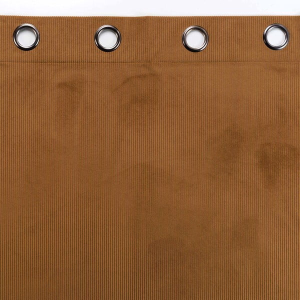 Brūns aizkars velveta 140x260 cm Casual – douceur d'intérieur-image-3
