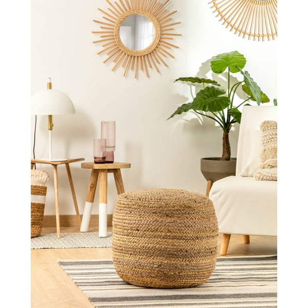 Dabīga toņa pufs Doc – Kave Home-image-2