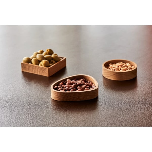 Dabīga toņa dekoratīva koka uzglabāšanas kaste 11x11x3 cm Square S – LIND DNA-image-2