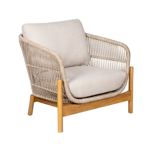 Krēmkrāsas/dabīga toņa akācijas masīvkoka dārza atpūtas komplekts 4 personām Terracina – House Nordic-image-2