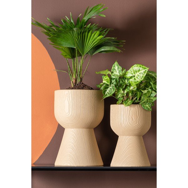 Bēšs puķu pods PT LIVING Tam Tam, ø 17 cm-image-1