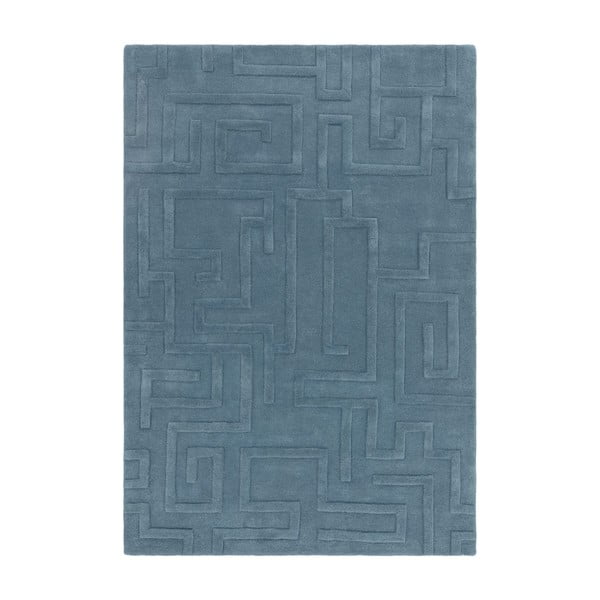 Zils vilnas paklājs 160x230 cm Maze – Asiatic Carpets
