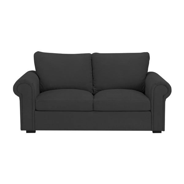 Tumši pelēks dīvāns Windsor & Co Dīvāni Hermes, 104 cm