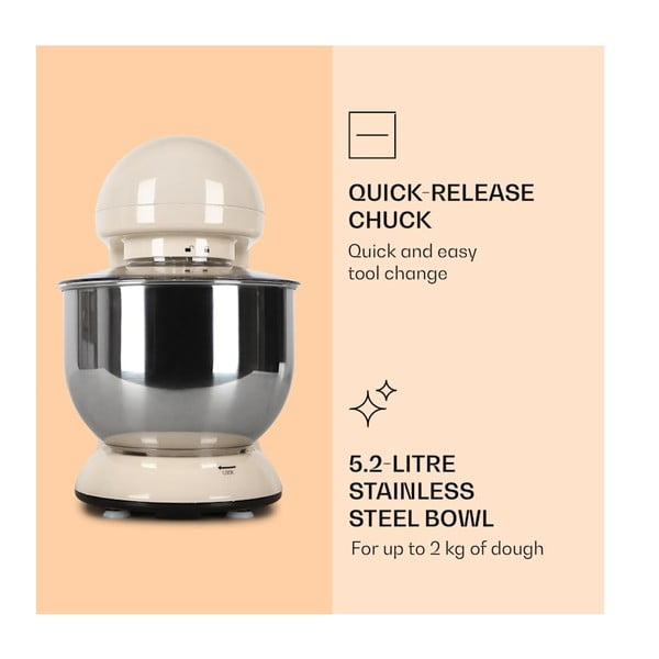 Bēšs virtuves kombains Klarstein Bella-image-2