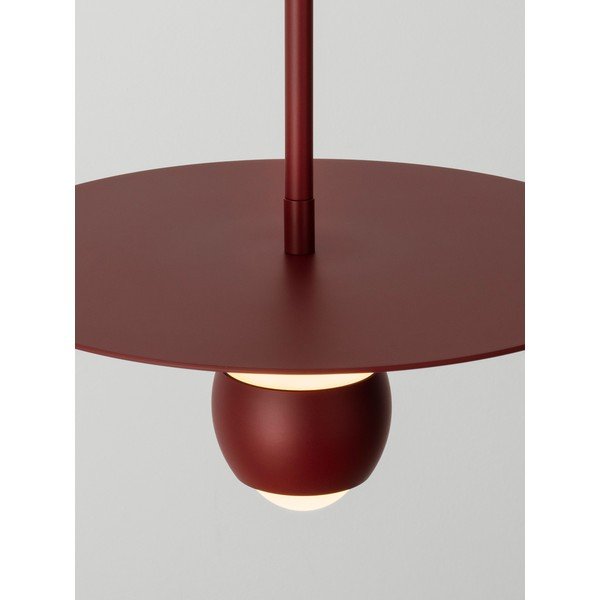 Sarkana alumīnija LED piekaramā lampa ø 30 cm Edem – Nova Luce-image-2