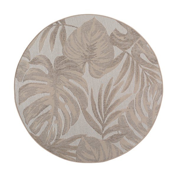 Bēšs apaļš iekštelpu un āra paklājs ø 120 cm Desert 1302 – Ayyildiz Carpets