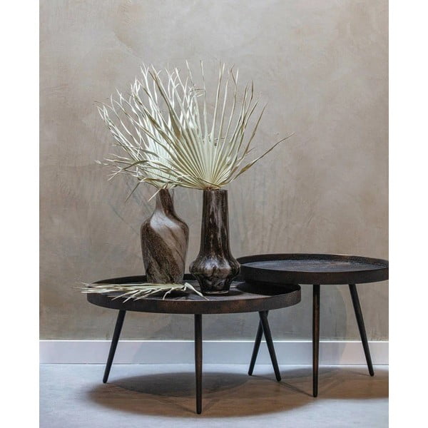 Melns apaļš žurnālgaldiņš ø 58 cm Bounds – WOOOD-image-1