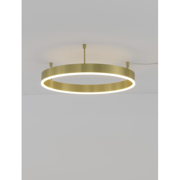 Misiņa krāsas alumīnija LED griestu lampa ar regulējamu spilgtumu Motif – Nova Luce-image-2