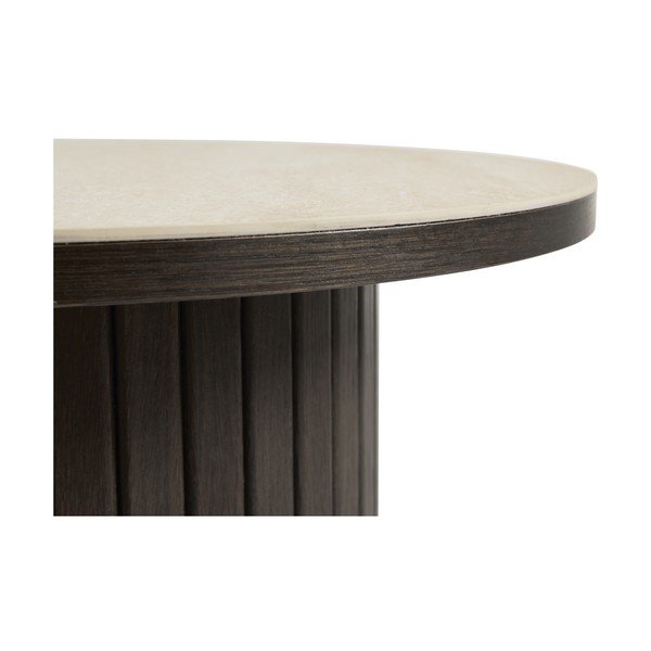 Apaļš sānu galdiņš ar keramikas virsmu ø 50 cm Enna – Unique Furniture-image-2