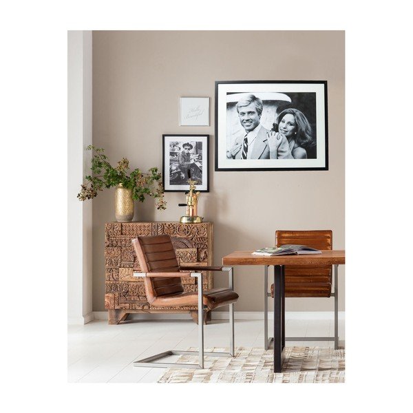 Melnbalta glazēta glezna Kare Design Lovers, 100 x 80 cm-image-4