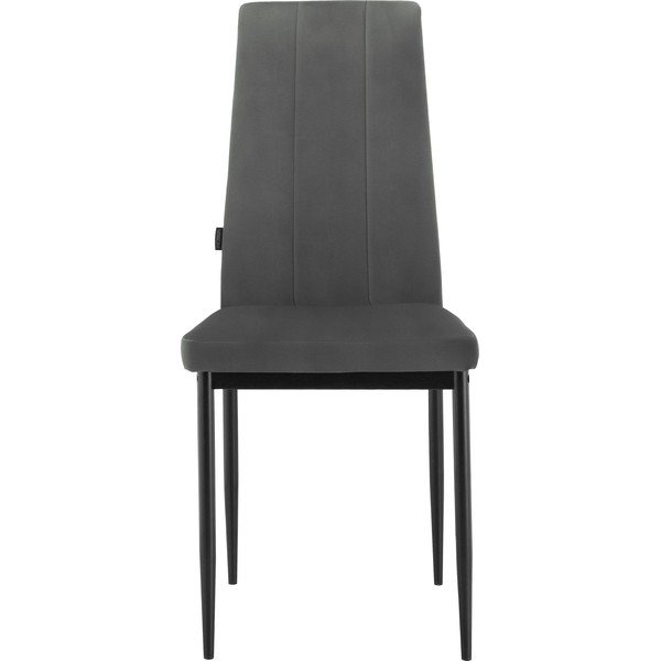 Melns mākslīgās ādas pusdienu krēsls Kelly – Støraa-image-1