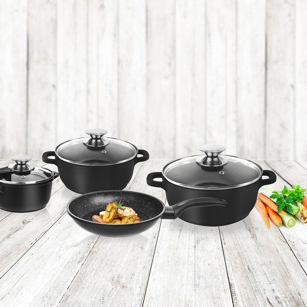 4 trauku komplekts ar 3 stikla vākiem Orion Grande-image-1