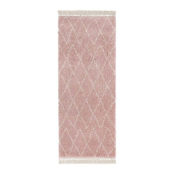 Rozā paklājs Mint Rugs Jade, 80 x 200 cm