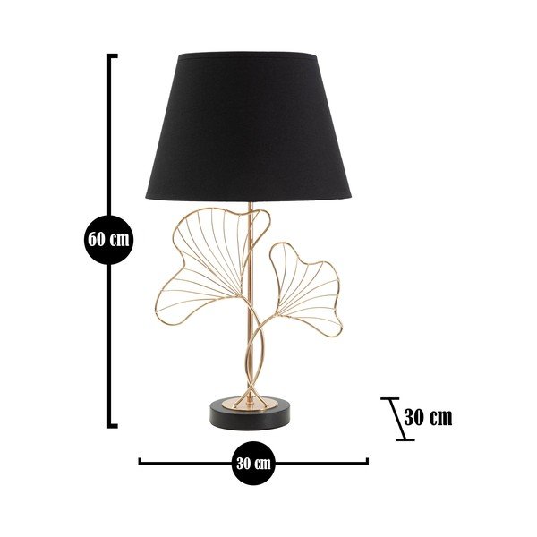 Melna galda lampa Mauro Ferretti Gingko-image-2