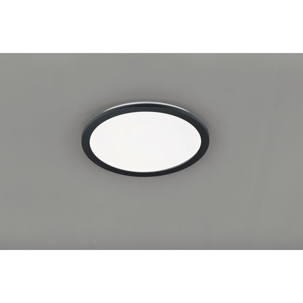 Matēts melns LED griestu gaismeklis Camilla – Trio-image-1