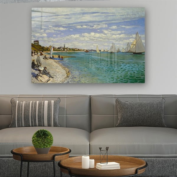 Stikla glezna 100x70 cm Claude Monet – Wallity-image-1