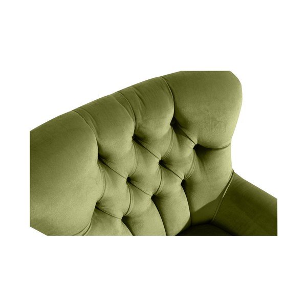 Zaļš atzveltnes krēsls Max Winzer Brandon Suede-image-1