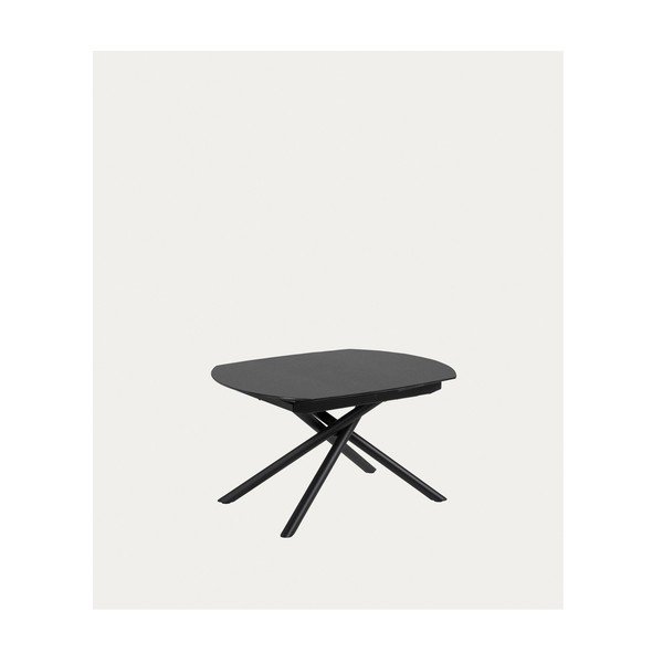 Izvelkams ēdamgalds ar papildu galda virsmu ar keramikas virsmu 100x130 cm Yodalia – Kave Home