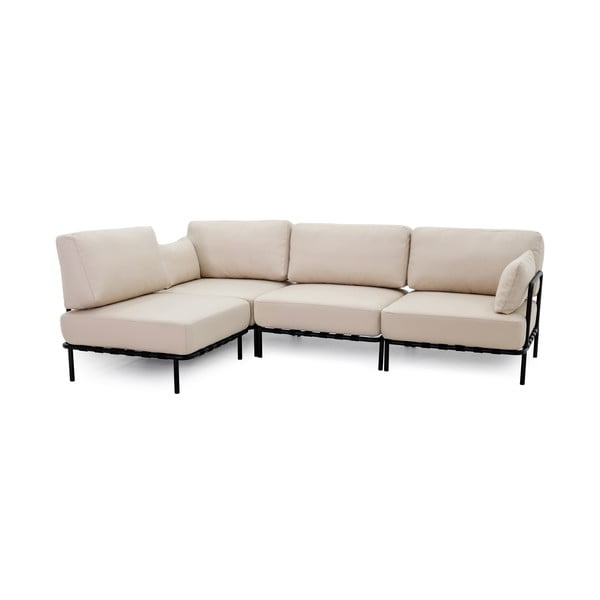 Bēšs dārza modulārais dīvāns 234 cm Salve – Sit Sit-image-3