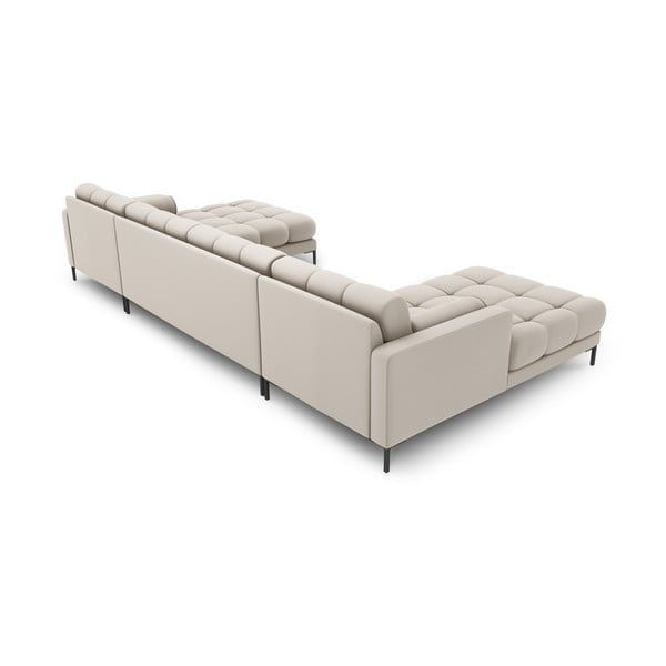 Bēšs stūra dīvāns (U veida) Bali – Cosmopolitan Design-image-4