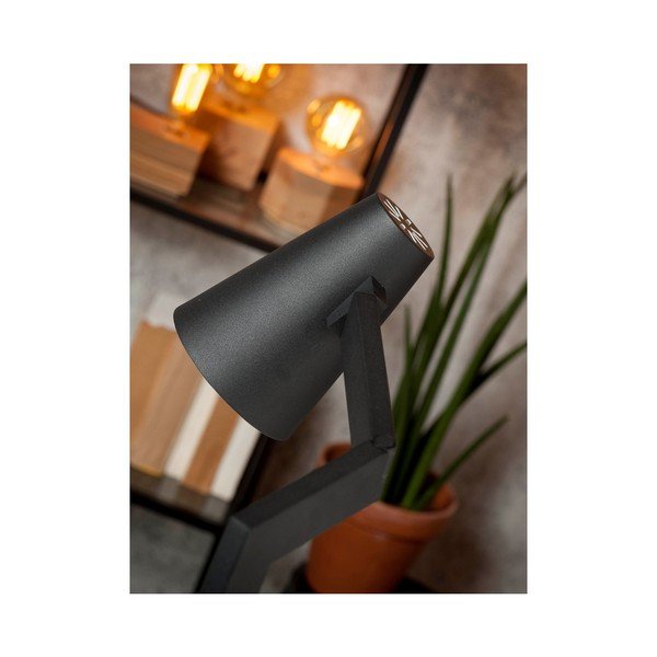 Melna galda lampa ar metāla abažūru (augstums 60 cm) Biarritz – it's about RoMi-image-1