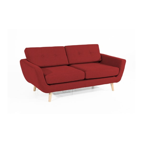 Sarkans divvietīgs dīvāns Max Winzer Melvin