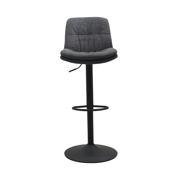 Tumši pelēks ar regulējamu augstumu bāra krēsls Colville – Unique Furniture-image-1