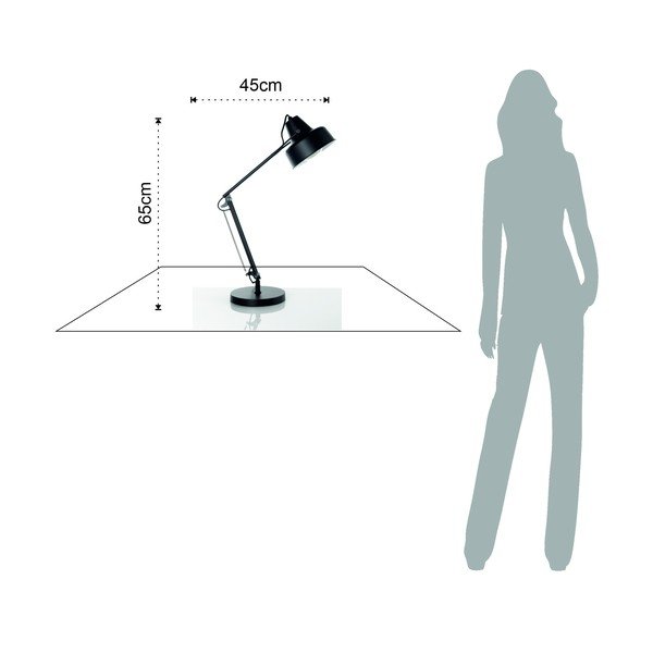 Melna galda lampa 65 cm Ark – Tomasucci-image-4