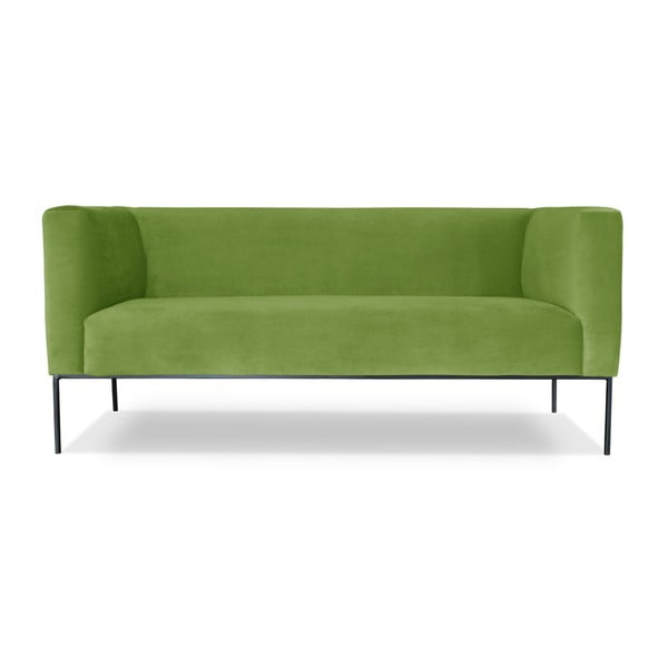 Zaļš divvietīgs dīvāns Windsor & Co. Dīvāni Neptūns