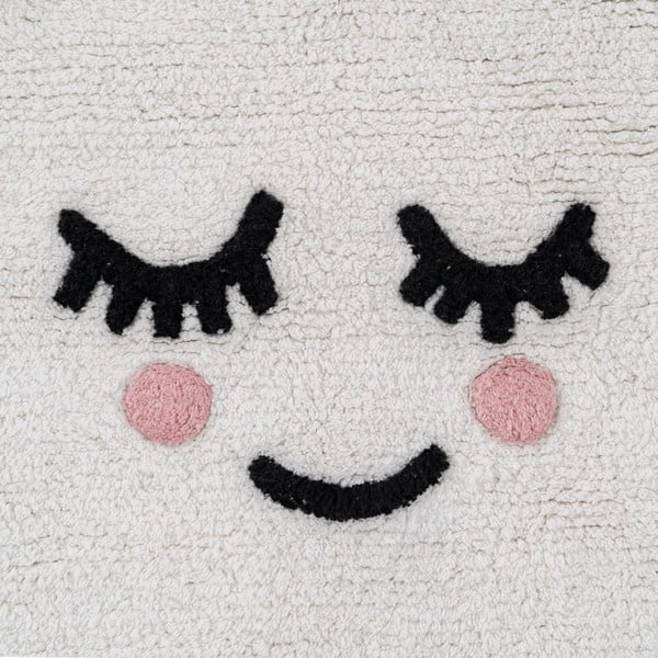 Balts kokvilnas bērnu paklājs 60x100 cm Cloud – Ixia-image-2