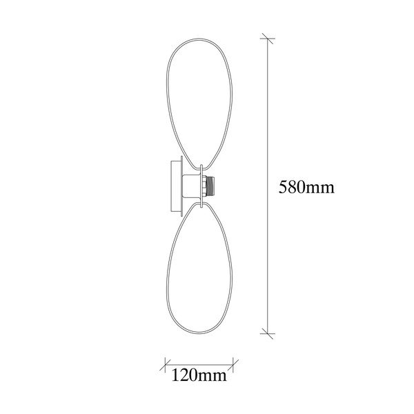Melna sienas lampa Hemdem – Opviq lights-image-4