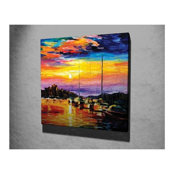 Sienas reprodukcija uz audekla Leonid Afremov, 45 x 45 cm-image-1