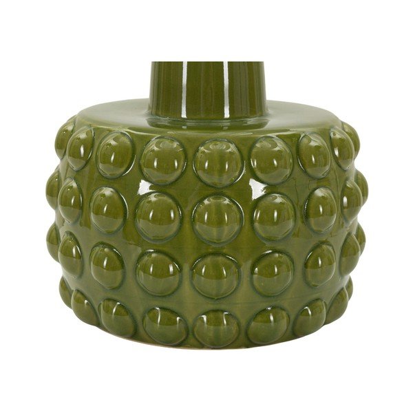 Balta/zaļa keramikas galda lampa ar auduma abažūru (augstums 51,5 cm) Gress – Mauro Ferretti-image-2