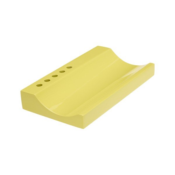 Dzeltens organizators kancelejas piederumiem no polirezīna Kanso – Hübsch-image-4