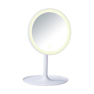 Balts kosmētikas spogulis ar LED apgaismojumu Wenko Turro